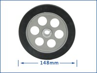 Bánh xe rùa hàn tự động 148mm