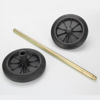 Bánh xe thùng rác nhựa 120L - 240L nhập khẩu bằng cao su đúc đặc