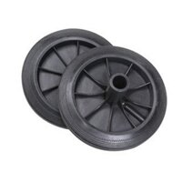Bánh xe thùng rác nhựa 120L - 240L nhập khẩu bằng cao su đúc đặc