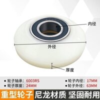 Bánh xe treo kho lạnh bánh xe trơn trượt rãnh cửa treo bánh xe trượt trung bình nặng bánh xe treo cửa kho lạnh