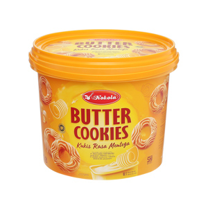 Bánh xô Kokola Crackers vàng xô 400g