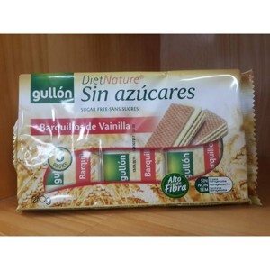 Bánh xốp ăn kiêng Gullon Barquillos De vainilla (210g)