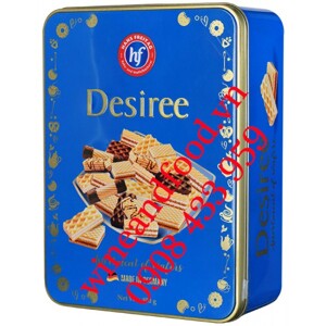Bánh xốp Desiree hộp thiếc 400g