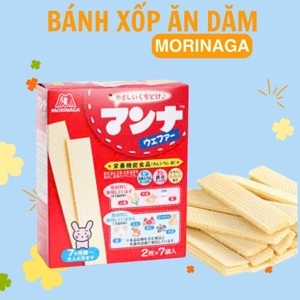 Bánh xốp dinh dưỡng Morinaga 35.7g - bé 7 tháng