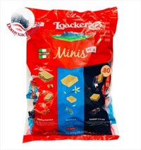 Bánh xốp Giòn nhân kem Loacker Minis (Hạnh nhân, Vanilla, Cacao) 800g