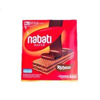 Bánh Xốp Kem Richoco Nabati Chocolate Cream Wafer 330g (Hộp 22 gói x 15g)