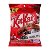 Bánh xốp KitKat phủ socola gói 12 thanh x 17g (từ 3 tuổi)