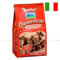 Bánh xốp Loacker Quadratini Napolitaner 125G