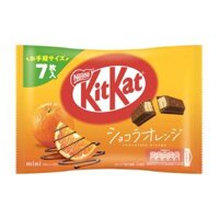 Bánh Xốp Mini Phủ Socola Cam, Mini Wafer Bars, Chocolate Orange, 7 Thanh (81.2g) - KITKAT