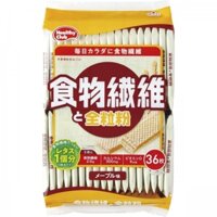 Bánh xốp ngũ cốc bổ sung chất xơ Hamada Healthy Club vị siro lá phong 36 thanh