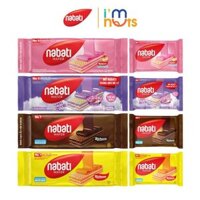 Bánh xốp nhân kem Nabati đủ vị gói 50g và 110g