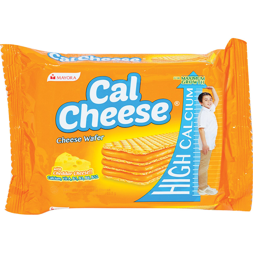 Bánh xốp nhân phô mai Cal Cheese gói 53.5g