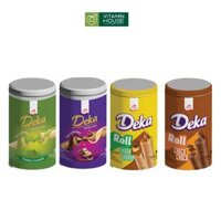 Bánh xốp ống Deka Socola/Trà Xanh/ Socola Đậu Phộng hộp 270g/300g