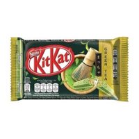 Bánh Xốp Phủ Kem Trà Xanh, Wafer Fingers in Green Tea Confectionery (35g) - KITKAT