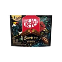 Bánh xốp phủ Socola đen KITKAT gói 136 g (8 x 17 g)