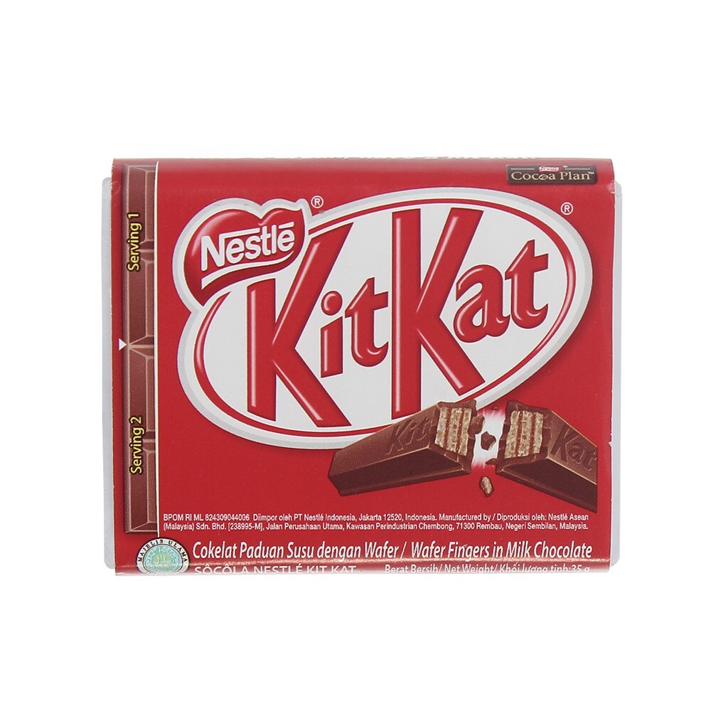Bánh xốp phủ socola KitKat 35g