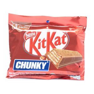 Bánh xốp phủ socola KitKat Chunky gói 114g