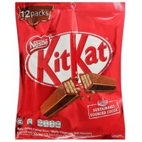 Bánh Xốp Phủ Socola Kitkat Sb 2f 12 Thanh/ Gói 204g -gdn