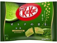 Bánh Xốp phủ Sôcôla Kitkat Vị TRÀ XANH 12 thanh