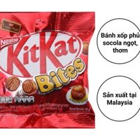 Bánh Xốp Phủ Socola Kitkat Bites Gói 40g -gdn
