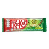Bánh Xốp Phủ Socola Trà Xanh, Wafer Fingers in Green Tea Confectionery (17g) - KITKAT