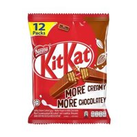 Bánh Xốp Phủ Socola, Wafer Fingers in Milk Chocolate, 12 Thanh (204g) - KITKAT