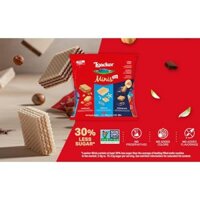 Bánh xốp socola hạt dẻ Loacker milky way minis chocolate gag 800g mix 3 vị quatangme
