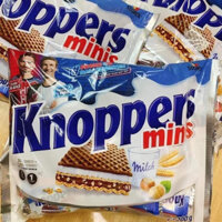Bánh xốp Socola Knoppers minis 200g