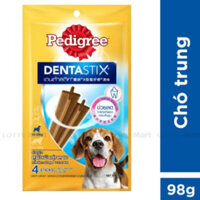Bánh Xương Chăm Sóc Răng Dành Cho Chó Trung Pedigree 98G MOONSHINE-FOODS