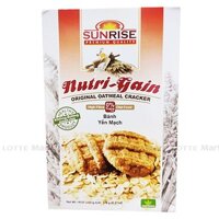 Bánh Yến Mạch Ăn Kiêng Sunrise Nutri-Gain Original Oatmeal Cracker Sugar Free 178G