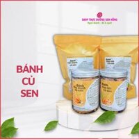 Bánh yến mạch củ sen (500gr) Bánh quy nướng ăn kiêng thực dưỡng, không đường không gia vị, phụ gia