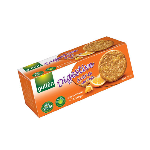 Bánh yến mạch Gullon Digestive Oats Orange (425g)