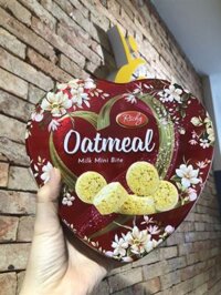Bánh Yến Mạch Sữa Oatmeal Hình Trái Tim 200gr