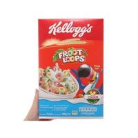 Bánh/Ngũ cốc ăn sáng Kellogg’s Froot Loops (Trái cây) - Hộp 160/300g