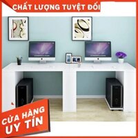 Bànlàm việc bàn học đôi đồ gỗ nội thất trang trí nhà cửa kt 180 x 60 x 75cm