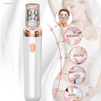 Bansupu Điện Tẩy Tóc Có Đèn Led Tẩy Tóc Mặt Nữ Chống Thấm Nước Led Máy Cạo Râu Điện Cho Nữ Body Bikini Tẩy Lông Máy Cạo Râu Di Động Dễ Dàng