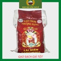 bao 10 kg gạo nhập lài miên campuchia , dẻo thơm trắng cơm