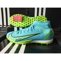 Bão 12-12 Giày đá bóng Mercurial Superfly 8 TF ( Xanh ngọc )