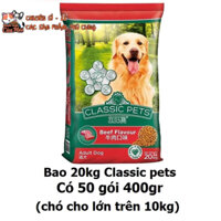 (Bao 20kg) Thức ăn cho chó hạt KEOS/Novopet/Smartheart/Classic/Apro/Zoi (5 loại)