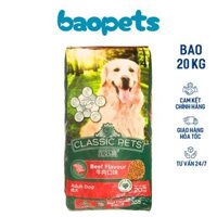 [Bao 20Kg] Thức Ăn Cho Chó Lớn Hạt Khô Classic Adult 20 Kg - Baopets