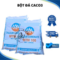Bao 25 kg Bột đá CaCO3 siêu trắng mịn