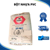 Bao 25 kg Bột nhựa PVC - PVC resin- phụ gia nguyên liệu cho để sản xuất nhựa PVC, ống lưới dẻo PVC, màng co