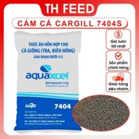Bao 25kg Cám cá Cargill 7404, 0,5mm, 42 độ đạm, cá cảnh, cá koi, cá chép, cá trôi, cá rô phi...