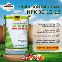 (Bao 25kg) Phân Bón Đầu Trâu NPK 30-10-10 Giúp Cây Nảy Chồi, Ra Lá, Tăng Trưởng Mạnh