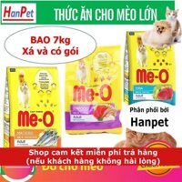 (Bao 7kg) Me-o Cám mèo bao- Thức ăn mèo trưởng thành dạng hạt khô giá siêu rẻ