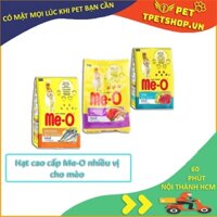 Bao 7kg Me-o Thức ăn viên cho mèo lớn gồm 3 vị Cá ngừ Cá Thu và Hải sản đồ ăn dành cho mèo trên 1 năm tuổi