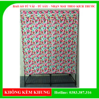 Bao áo tủ vải cao cấp bằng vải thật ( không kèm khung ) KT: 120 x 45 x 160