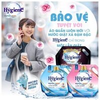 [Bao bì mới] Nước Giặt Hygiene Thái Lan, Giặt Xả Lưu Hương Cho Quần Áo, Dung Tích 1.8L