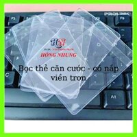 Bao Bọc Thẻ Căn Cước, Thẻ ATM, Bằng Lái Xe, Các Loại Thẻ PET - CÓ NẮP, TRONG SUỐT - 1 cái viền trơn