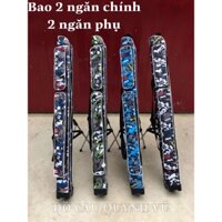 Bao cần câu cá GIÁ RẺ 2 ngăn phụ có chân chống chỉ 2 ngăn phụ